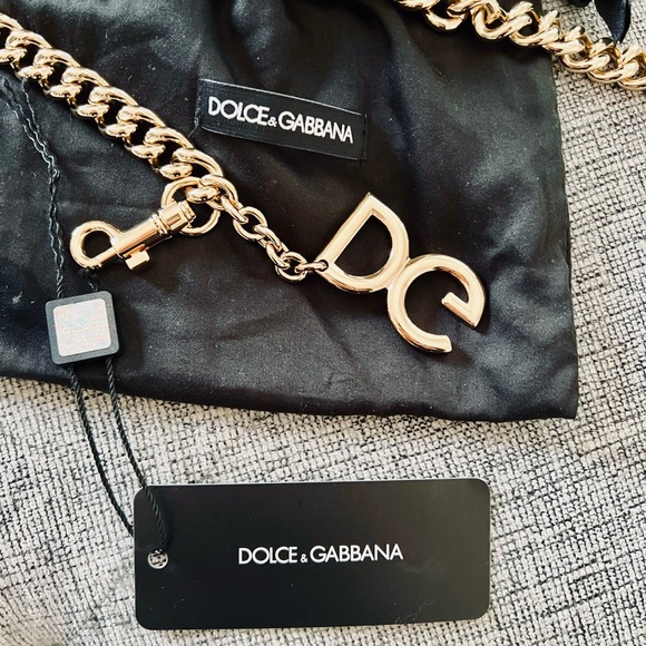 Dolce & Gabbana Pink and Gold Chain Bag - Picture 2 of 8